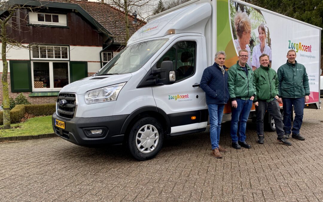 Onze logistieke afdeling heeft een nieuwe bakwagen